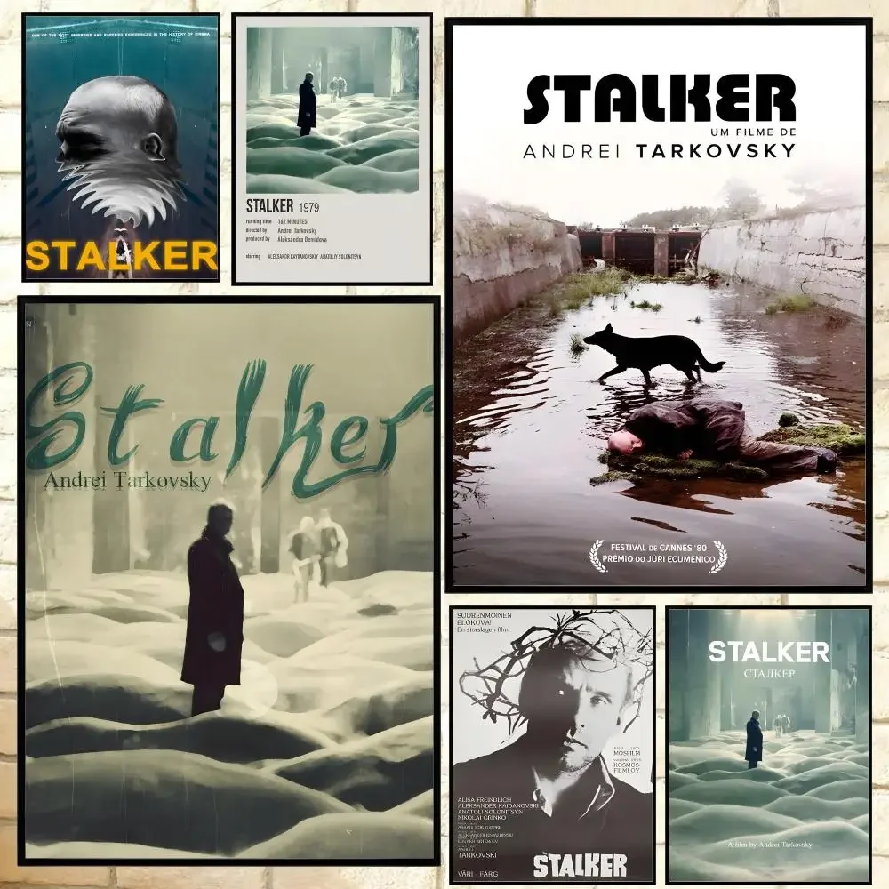 Classic Movie Stalker Poster Versatile HD Waterproof Wall Art Self-Adhesive Decor For Any Space Ideal Gift