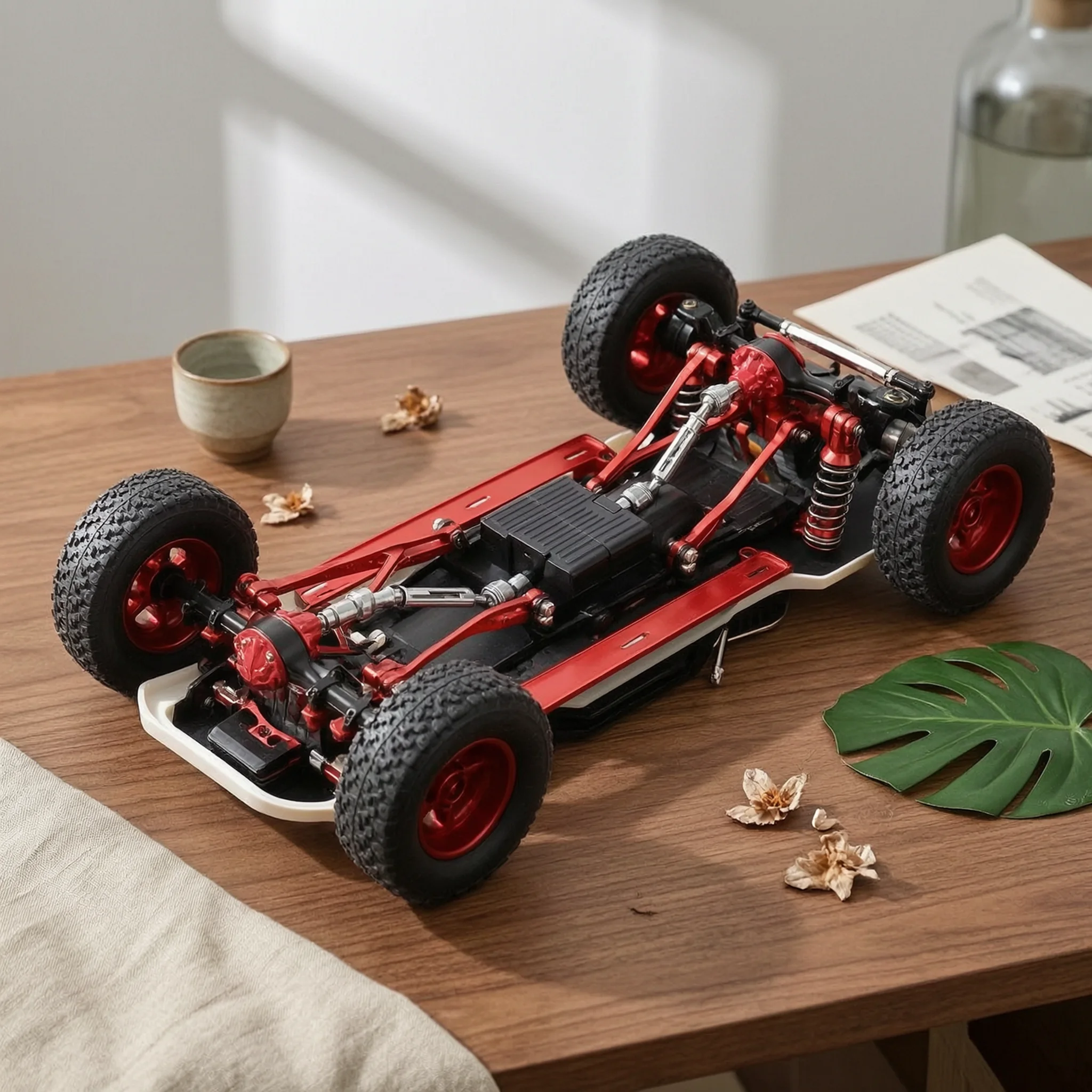 RC Accessory Wear Resistant Chassis Upgrade Set for 1 16 Crawler Model Trail Running