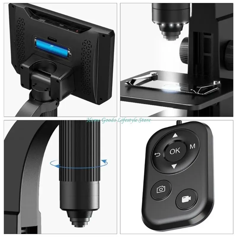 E74E Digital Tool 7Inch Display LED Lighting For Electronics Maintenance