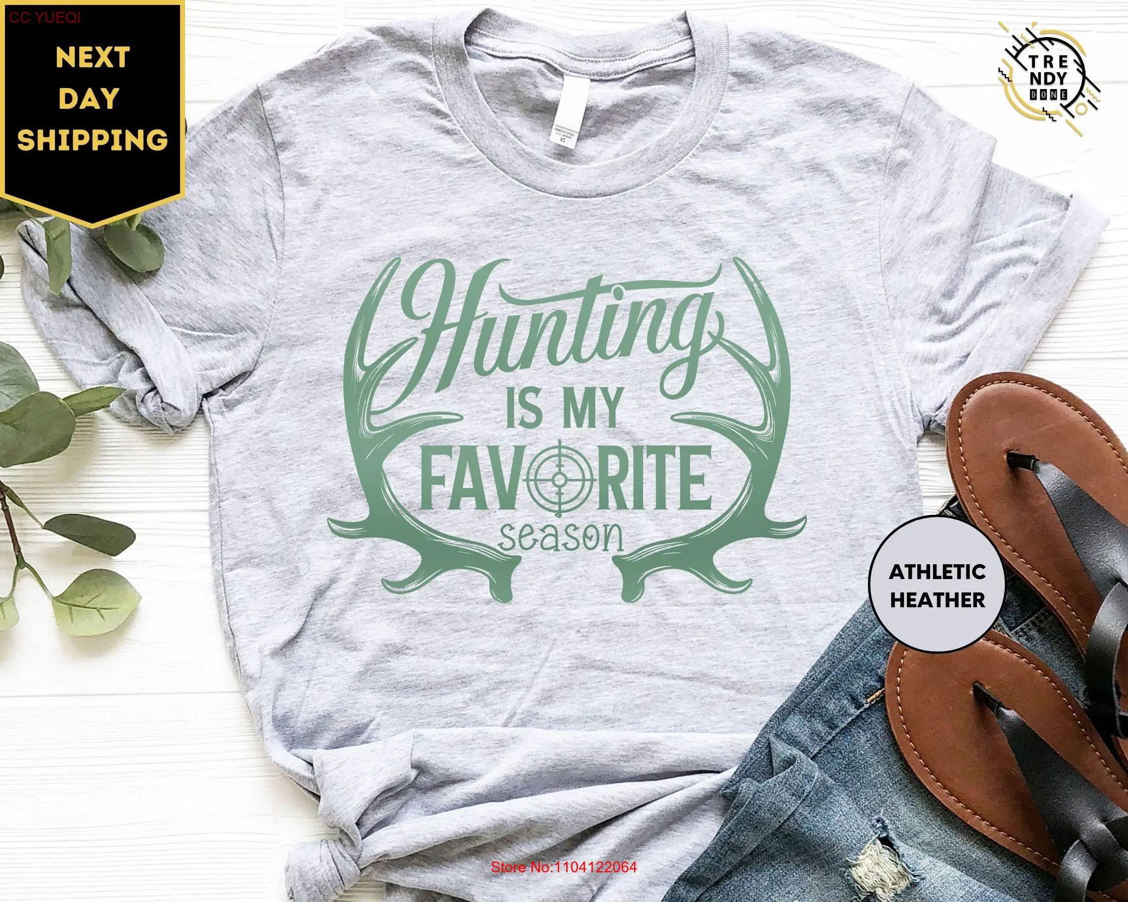 

Hunting Is My Favorite Season T Shirt Hunt Lovers Deer Funny long or short sleeves