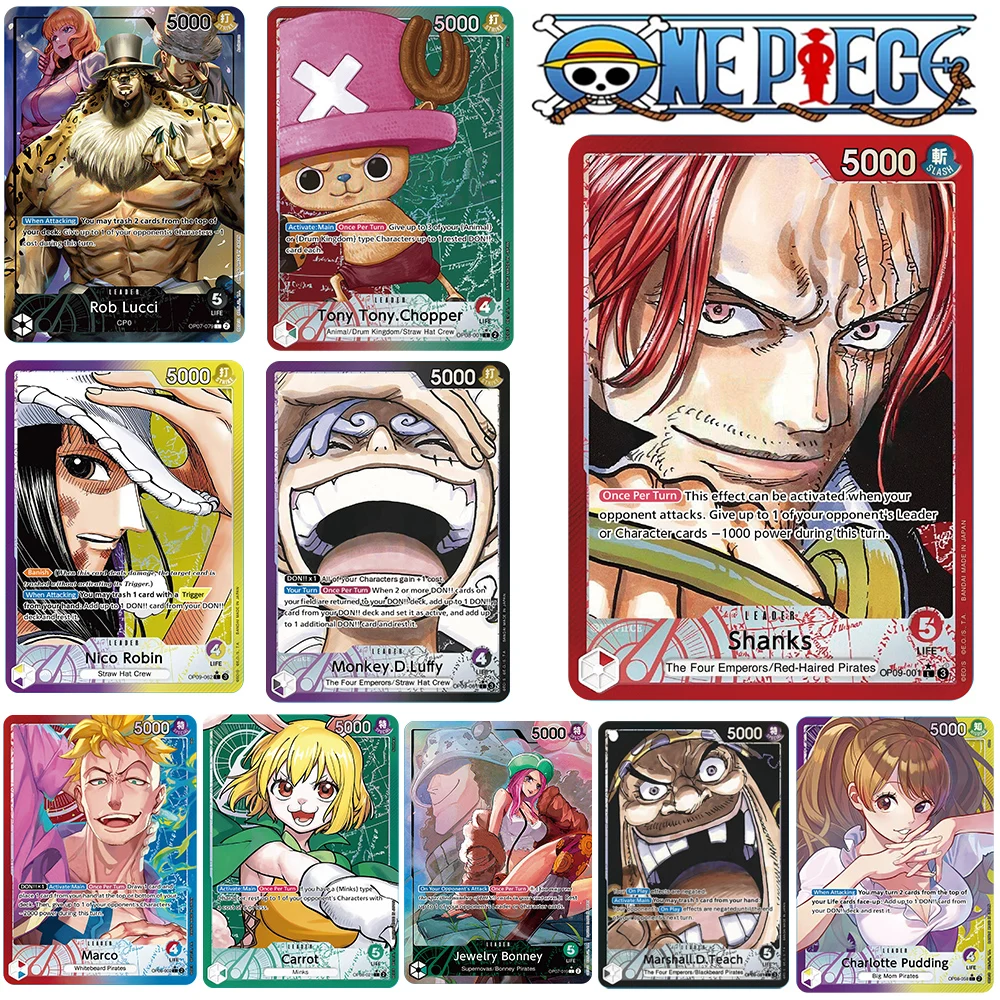 

ONE PIECE Proxy Cards OP07/08/09 Chopper Robin Sanks Hancock PTCG Collection Card Flash Trading Card English Anime OPCG Card