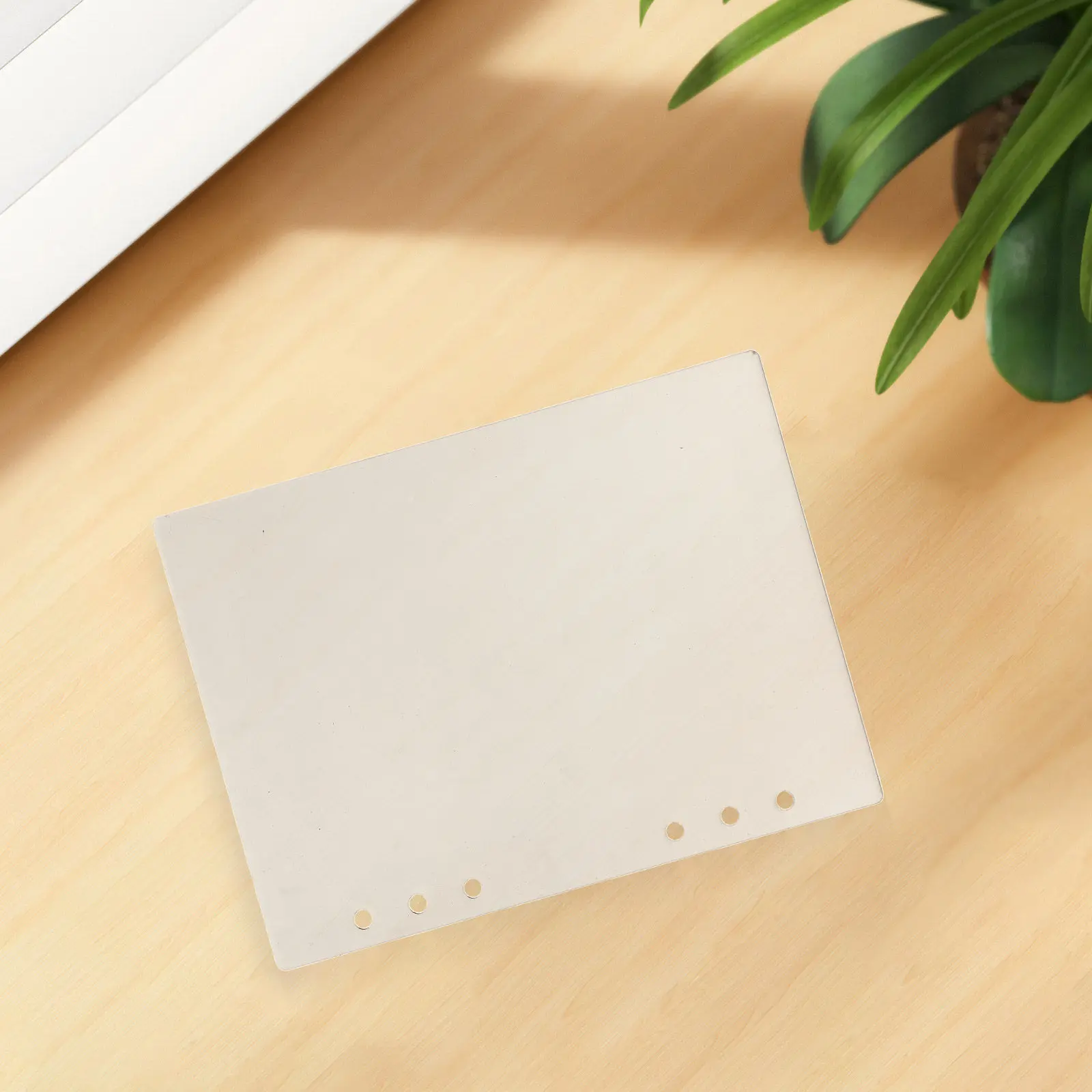 

Acrylic Binder Cover Frosted Finish for A5 Organizer Detachable Reusable Cover for Journals Notebooks Planners Home Office Use