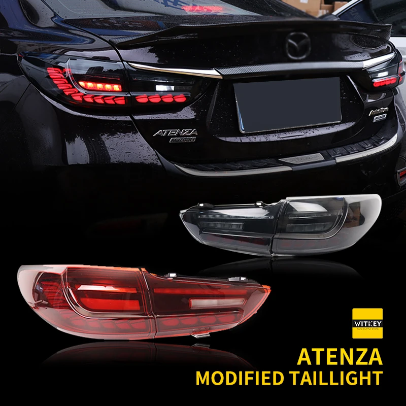 LED Taillights for Mazda 6 Atenza 2014-2019 Tail Lamp DRL Rear Turn Signal Automotive Accessories