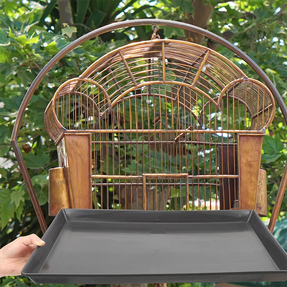 

Leakproof Pet Tray for Dog Crates Rabbit Cages Bird Enclosures Replacement Drain Pan Easy Rinse Cage Tray for Household Pets