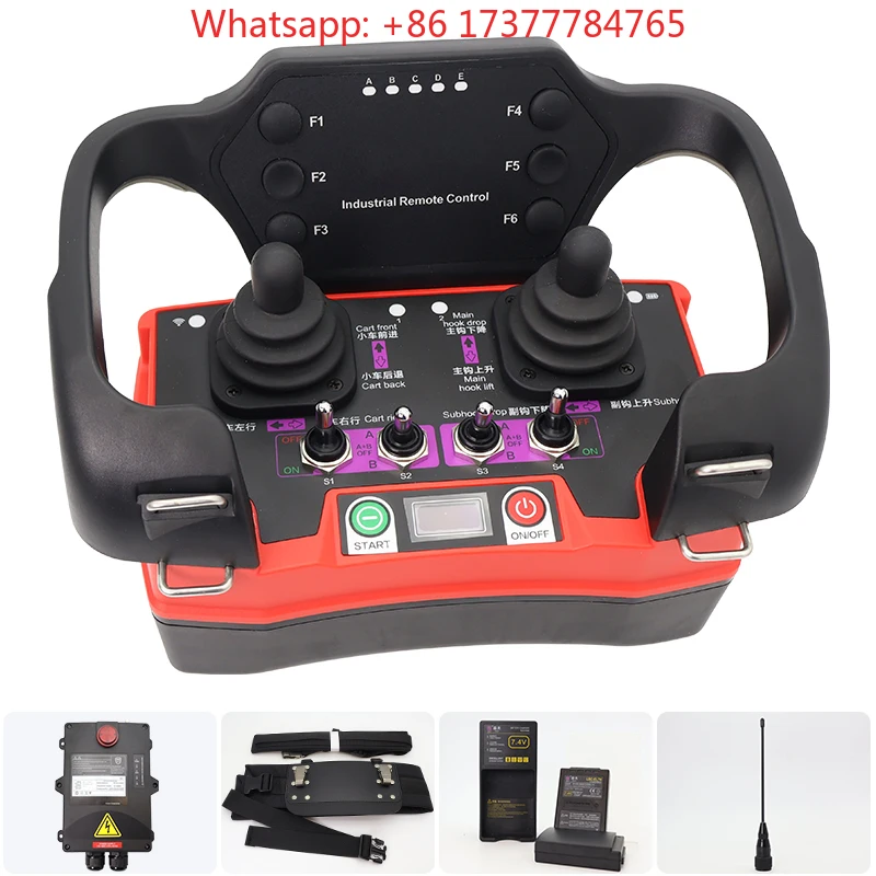 Manufacturer Wireless Data CRC Check Joystick Radio Remote Control for Tower Crane and Building Hoist