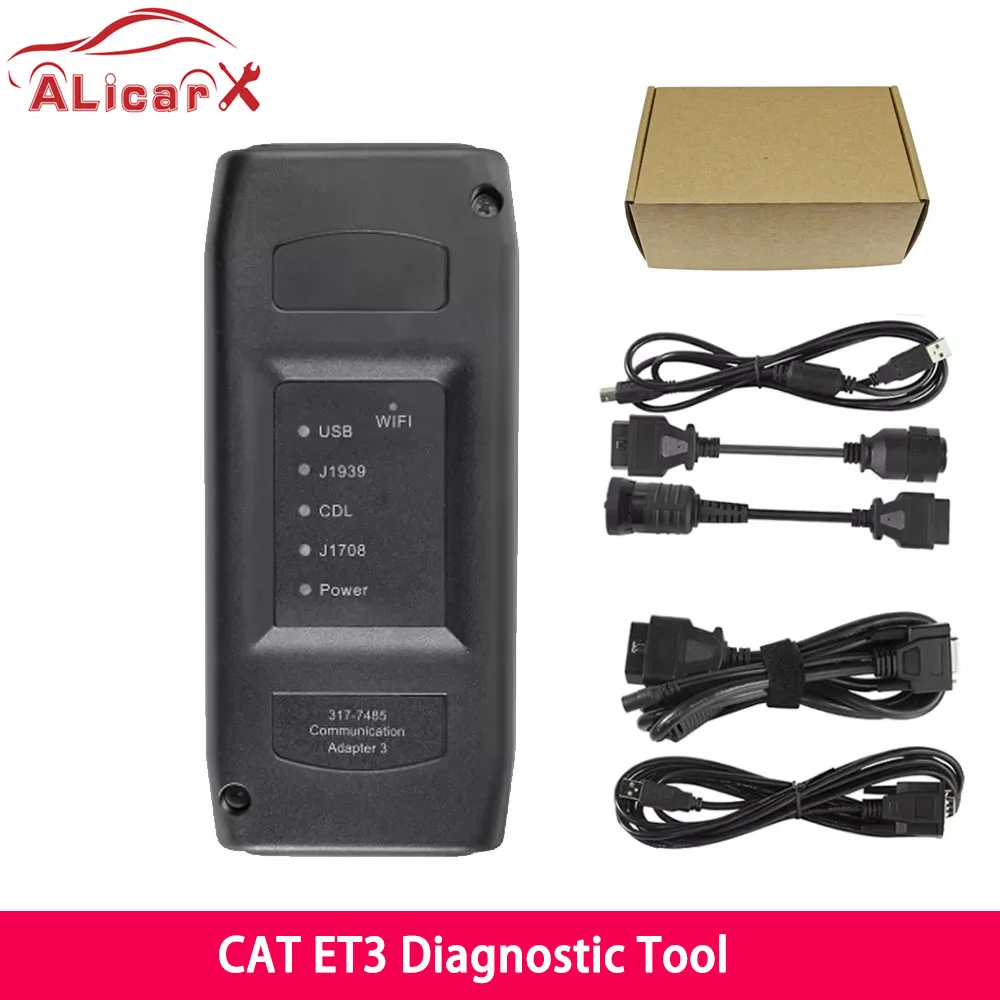 New CAT ET3 truck profession new Cat3 Truck diagnostic tool CAT3 Communication Adapter CAT-III ET 2019A trucks Diagnostics Scann