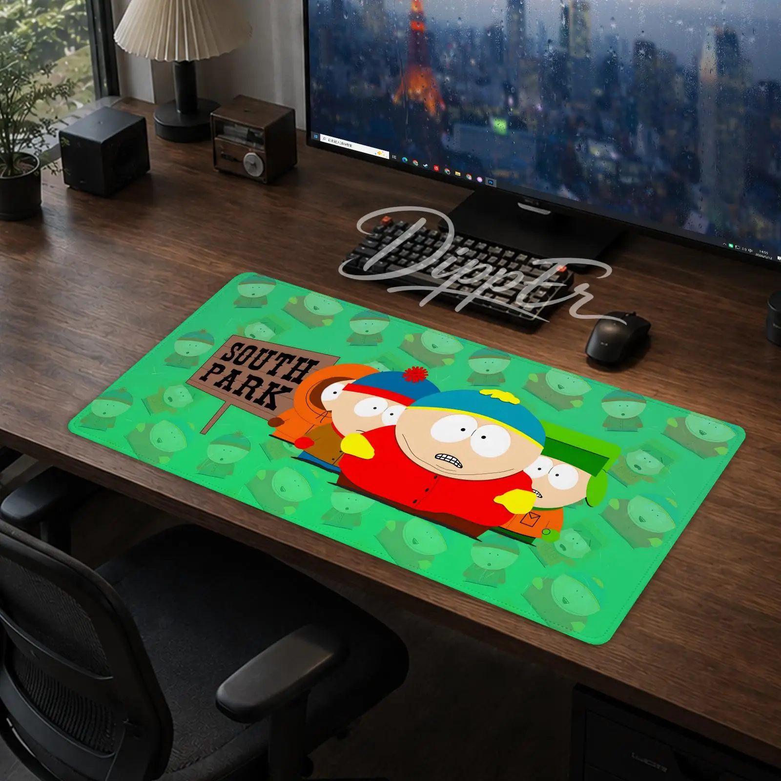 A-South Park Mouse Pad Office Large Desk Mat Gaming Mousepad Rubber Bottom Non-Slip Cushion 900X400