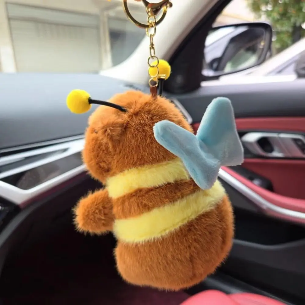 Peluche Ailes de Beurre d'Abeilles et de Dauphins, Décoration de Voiture, Pendentif Clé, Jouets de Dessin Animé, à la Mode