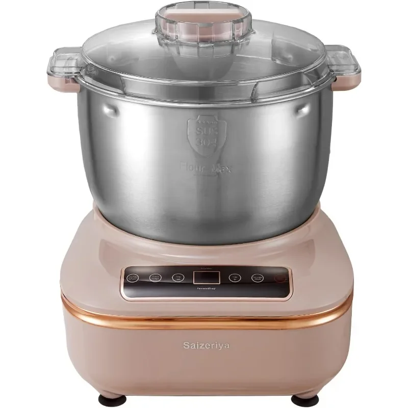 Machine à pâte électrique avec fonction de fermentation, 7L (6,6 QT), centre commercial, bol en acier inoxydable, support de cuisine