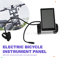 Fatbike Accessoires Dispaly Version Waterproof Screen LCD Speed Meter For Fatbike OUXI V8 M5 Scooter Parts