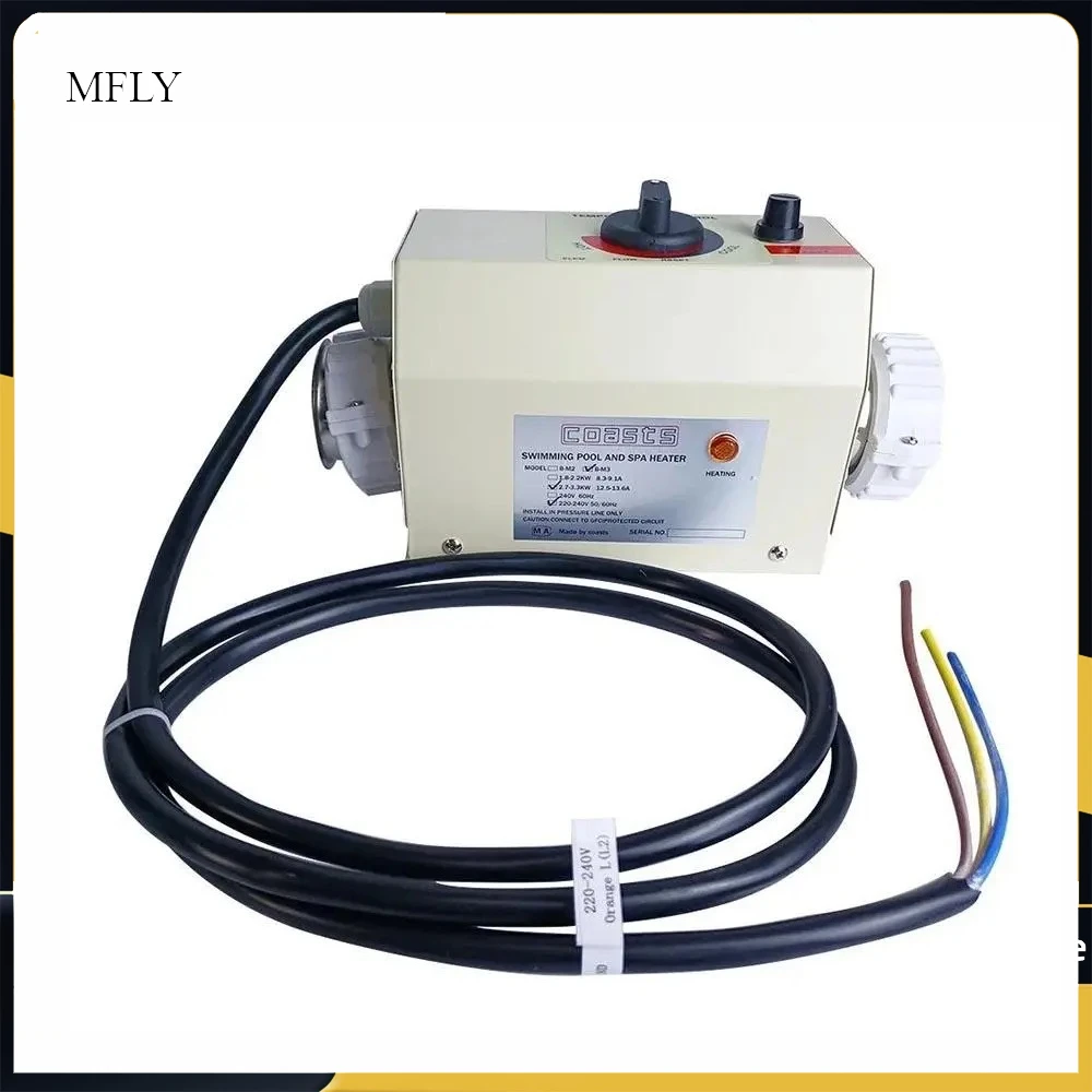 

220V 3KW Electric Water Heater Thermostat For Swimming Pool Bathtub SPA Bath For Massage Hot Tub and Jacuzzi