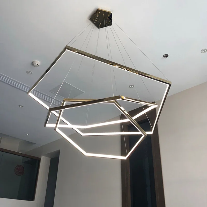 

Modern Luxury Gold LED Pendant Light for Living Dining Room Indoor Bedroom Chandelier Hanging Lights Fixture Elegant Lighting