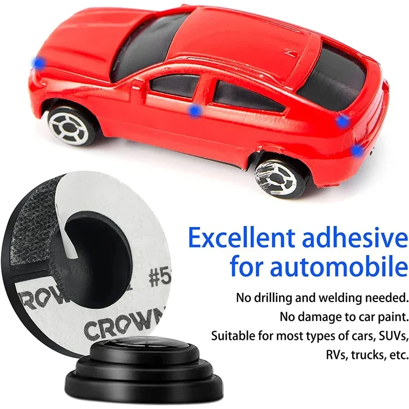 10-20 stücke Auto Tür Silikon Anti Shock Pad Universal Stamm Schalldämmung Verdickung Kissen Aufkleber Anti Scratch dichtungen – Detail 10