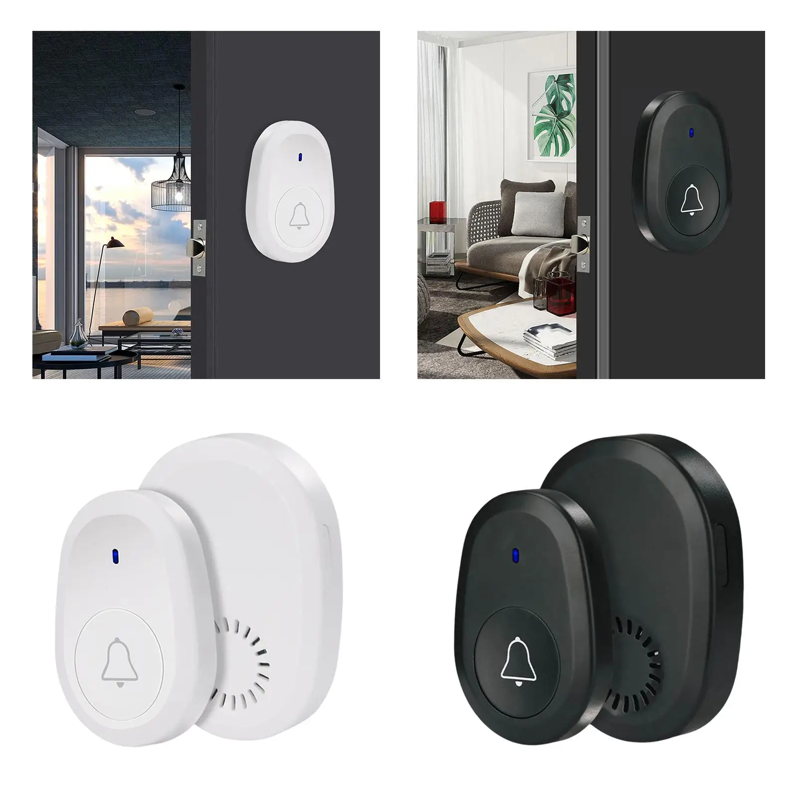 Portable Sensor Door Chime Waterproof for Store Shop Backyard Gate