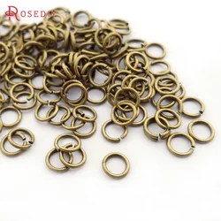 3MM 3.2MM 4MM 5MM 6MM 7MM 8MM Brass Connect Jump Rings Split Rings Diy Jewelry Making Supplies Necklace Earrings Accessories