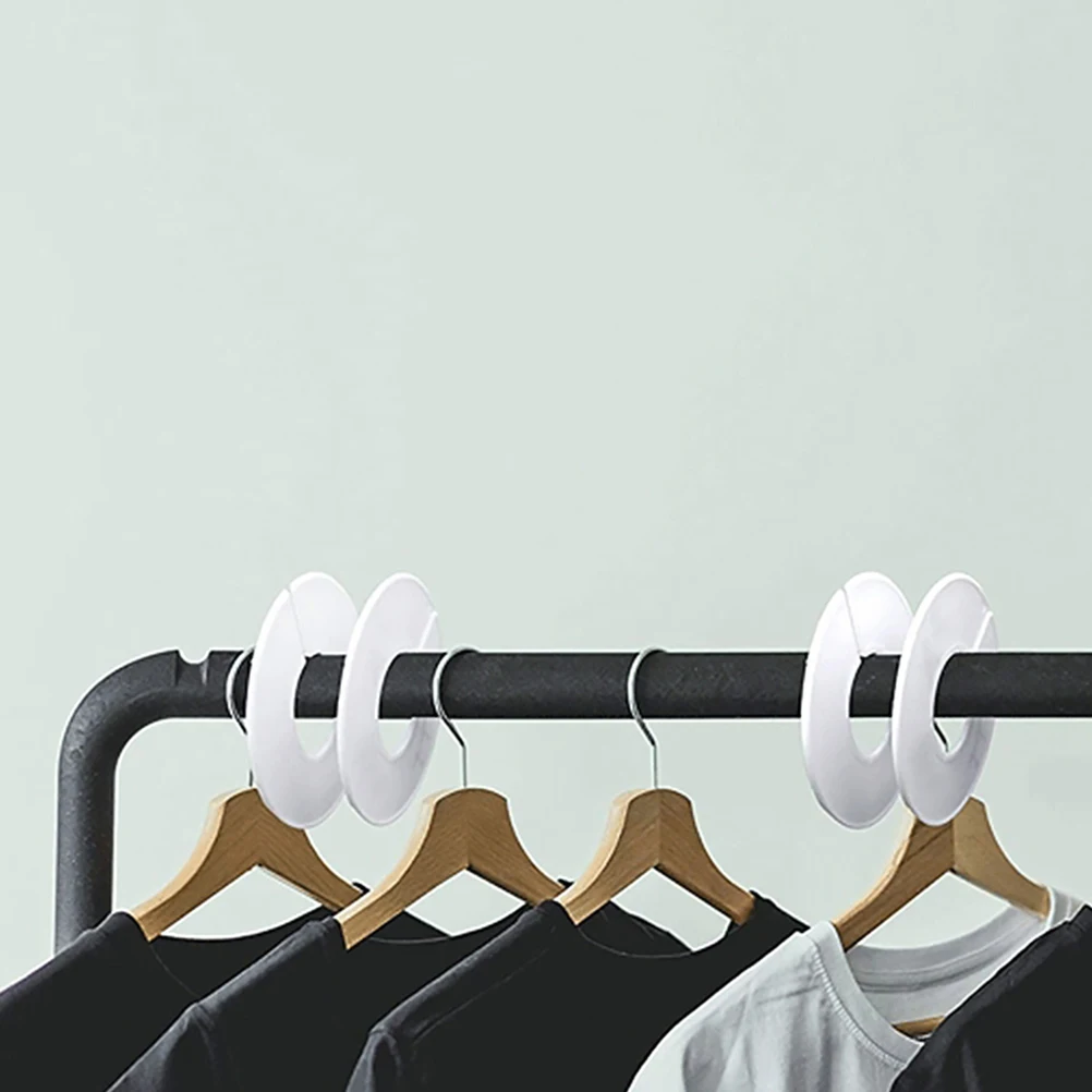 30 Piezas de Separadores de Armario, Herramienta Redonda de Plástico para Clasificar Ropa, para Guardarropa, Perchas, Organizador de Ropa para Adultos
