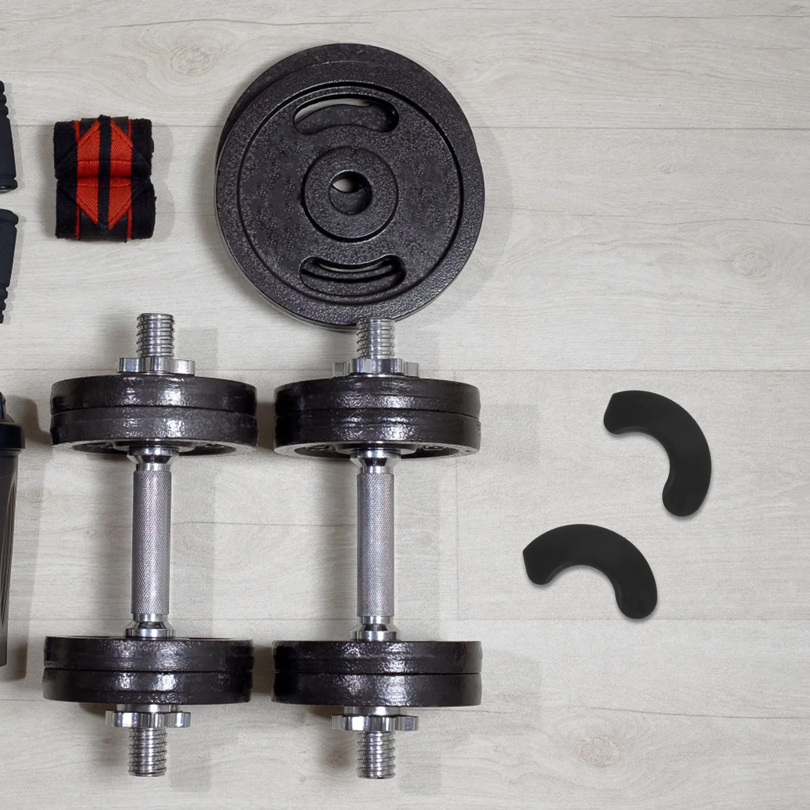 

10 Pcs Dumbbell Rack Gym Equipment Brackets Barbell Storage Stand Holder Cushion