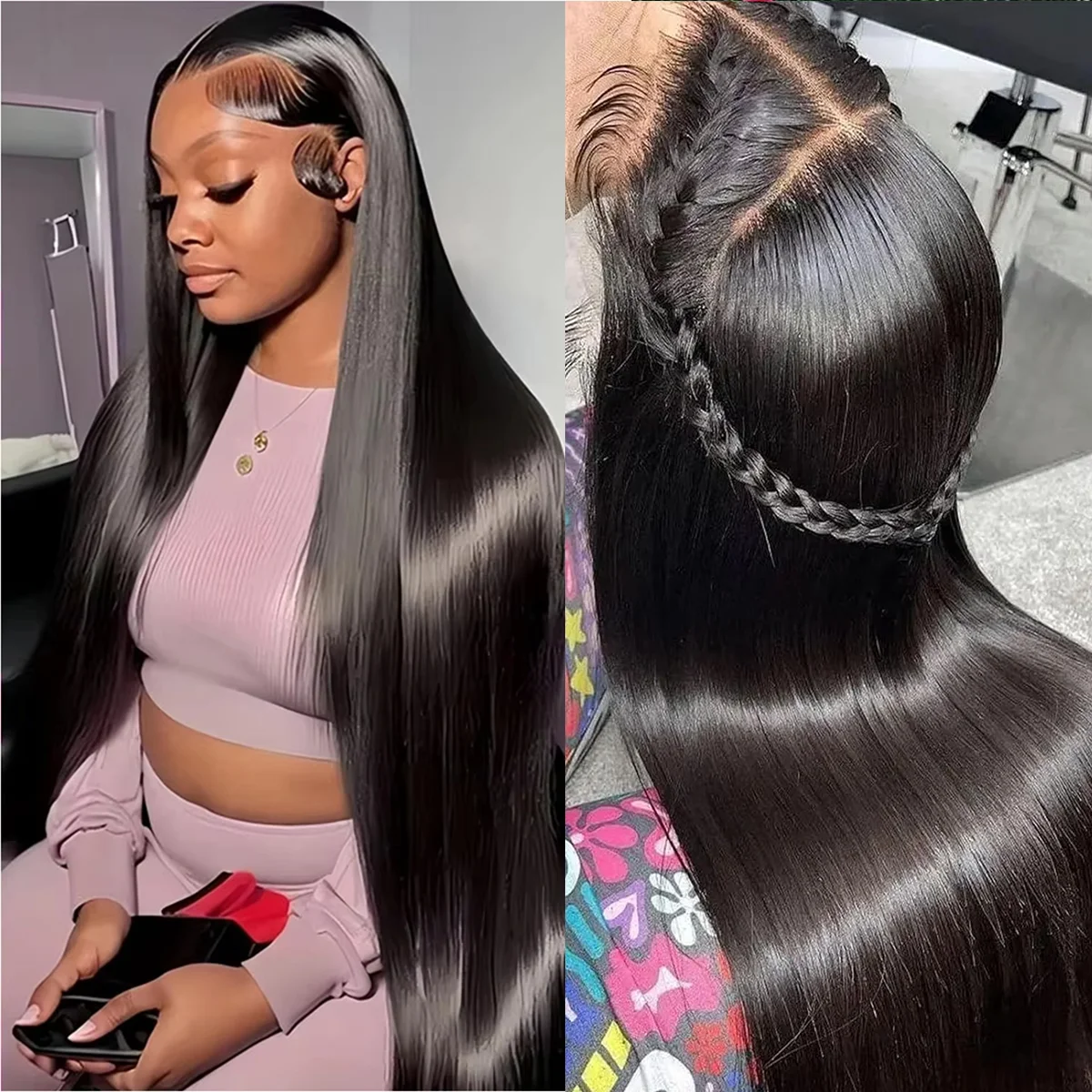 Straight Lace Front Human Hair Wigs 13x6 HD Lace Human Hair Wig Glueless Straight Wig HD Lace Wigs
