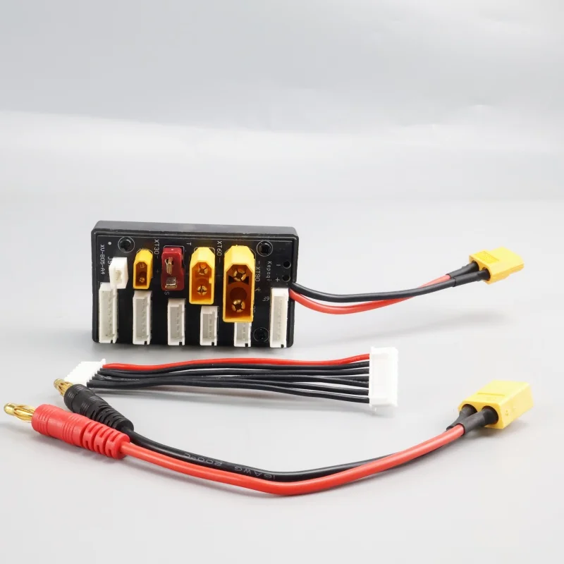 XT30 XT60 XT90 JST T Plug 2-6S Placa de carga paralela conector de cargador de batería Lipo para cargador Imax B6 B6AC ISDT Q6 Lite