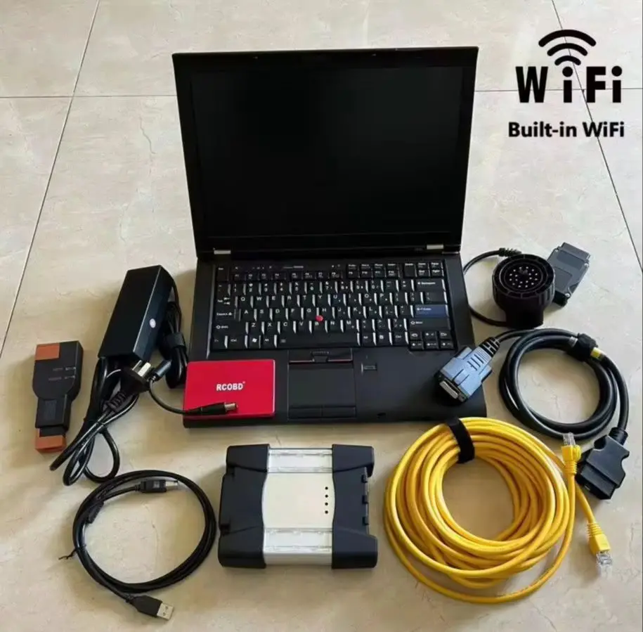 

Full Set V01.2026 Software in 960g SSD Expert Mode for Wifi ICOM Next Auto diagnostic tool Scanner 90% New Laptop t410 i5 cpu