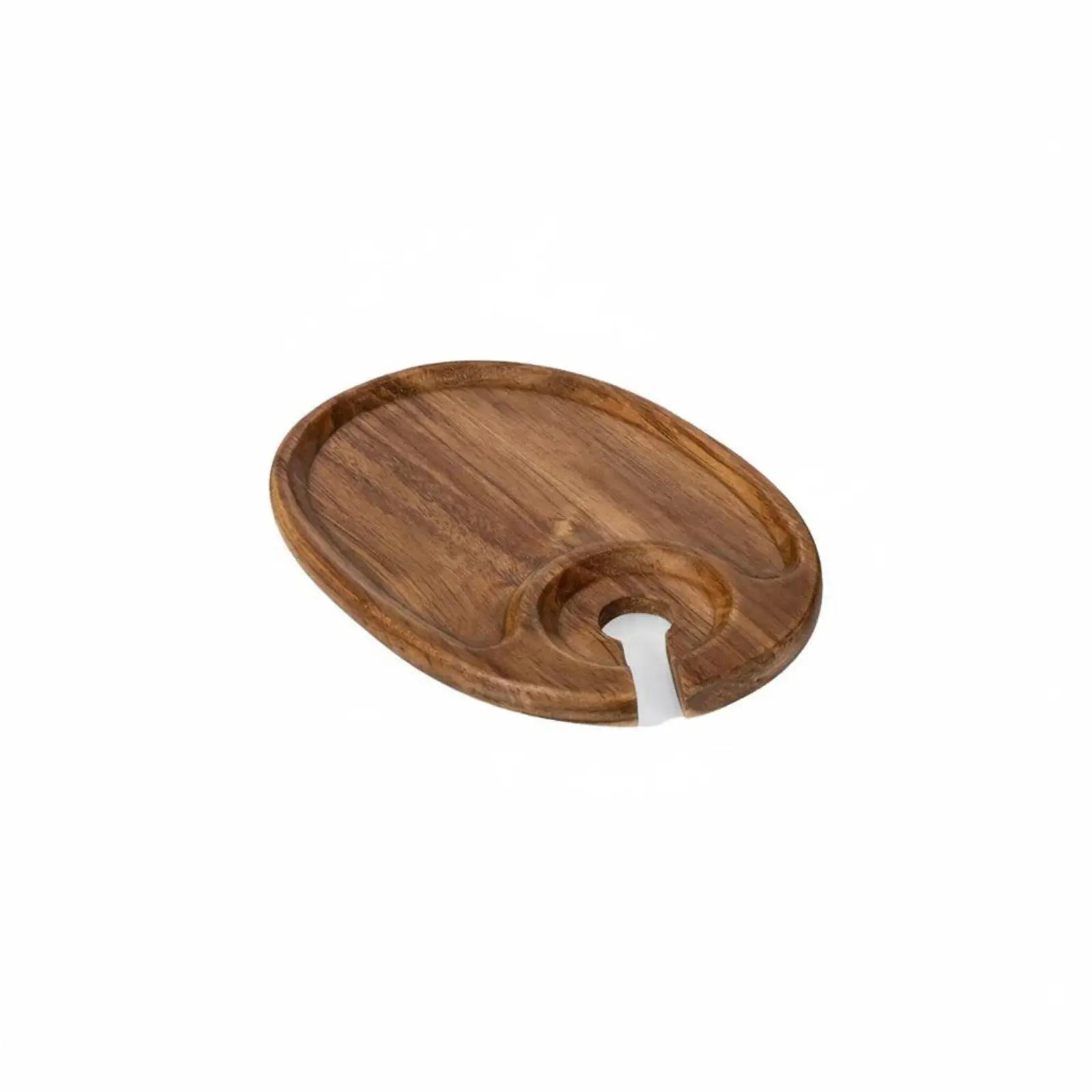 Beverage Plate with Stemware Holder Portable for Parties, Party Hosts