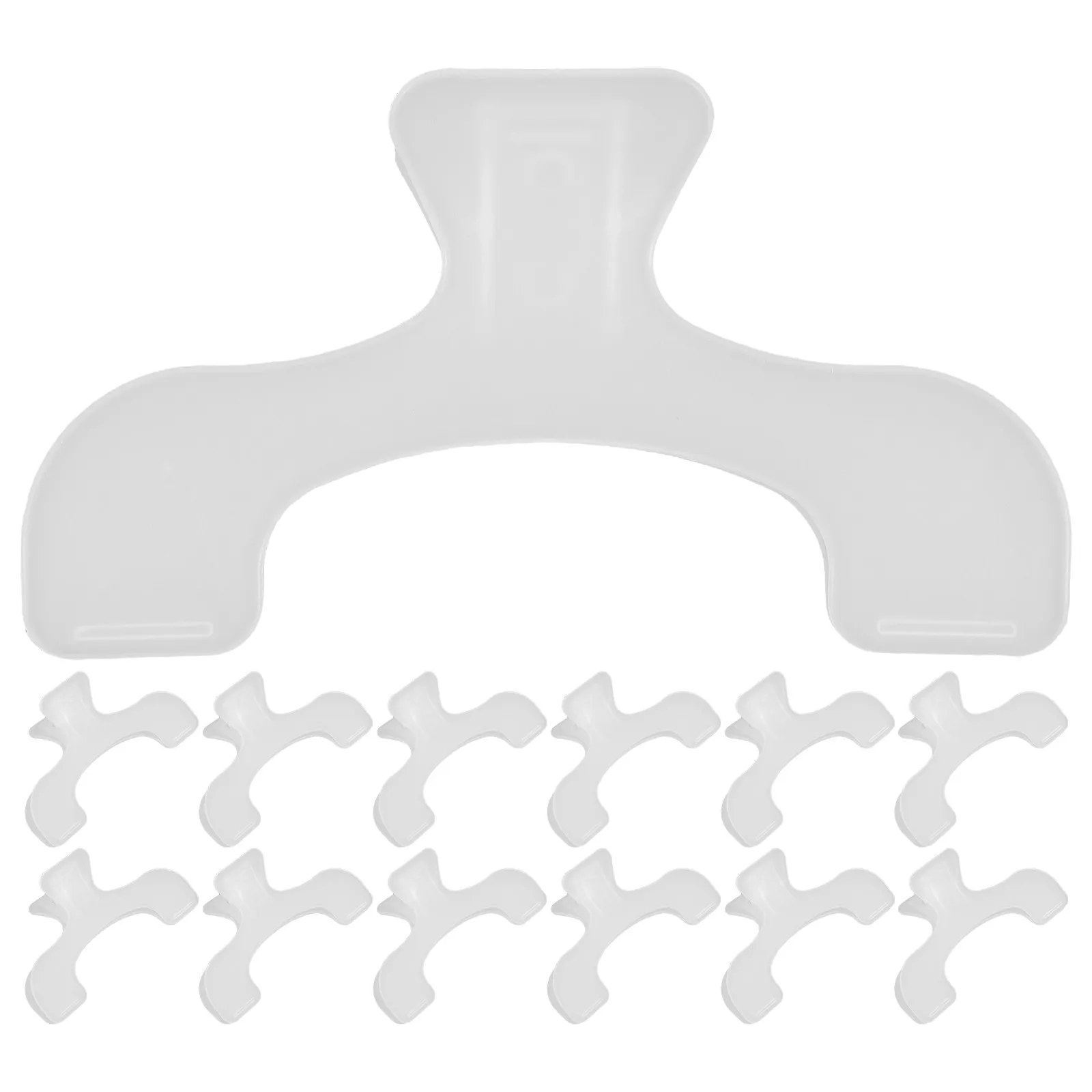 

35Pcs Transparent Book Clips Lightweight Portable Page Holders for Reading Office Students Music Sheets