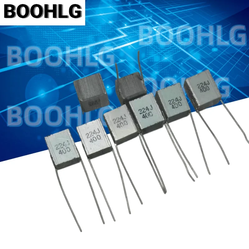 10PCS 400V 0.22UF 224j stacked thousand layer cake coupled non inductive capacitor P-7.5MM