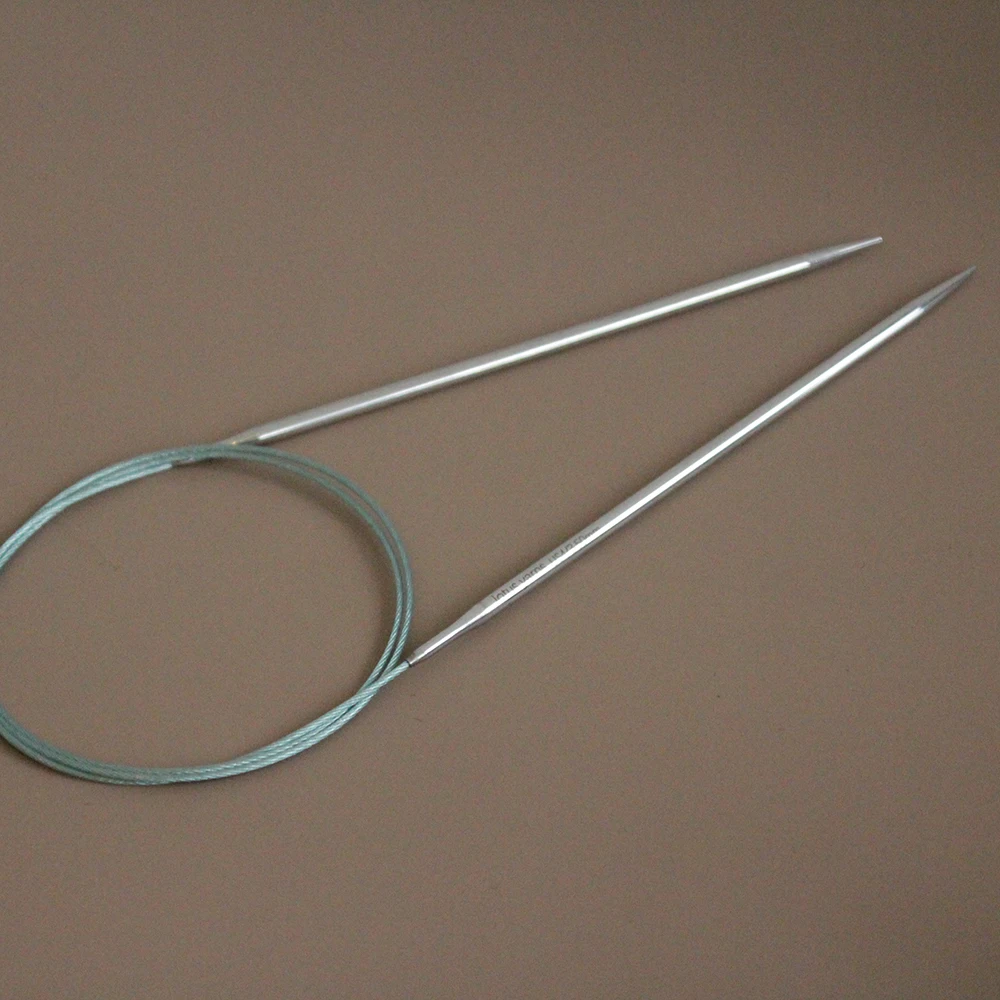 Lotus Yarns 80 cm  Stainless Steel Fixed Circular Knitting Needles