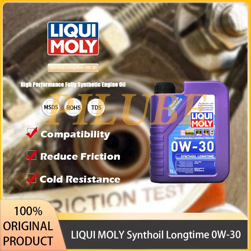 

LIQUI MOLY Synthoil Longtime 0W-30 Fully Synthetic Engine Oil for High Performance Long-Term Engine Protection Original Product
