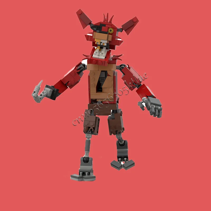 341 PCS Freddy's Foxy MOC Customize Famous Game Characters Series IRyS Sets DIY Creative Assembly Toys Kids Gifts Collection