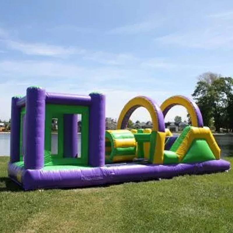 Inflatable Toy Children's Park Outdoor Giant Durable Inflatable Obstacle Course Bounce House for Sale