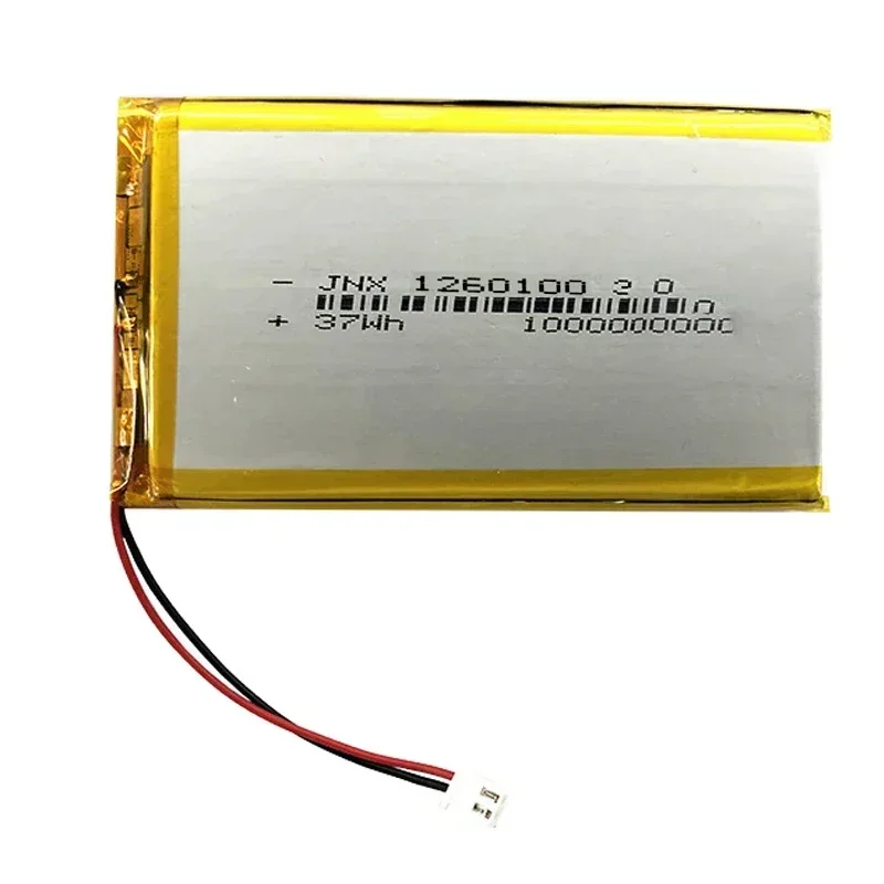 3.7V 10000mAH 1260100 Li-polymer Lithium Ion Battery for Tablet PC GPS Toy Portable Speaker PDA Power Rechargeable Battery