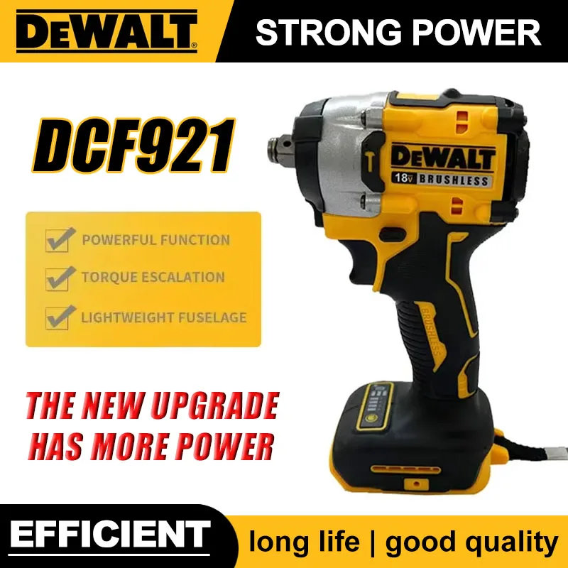 

DEWALT DCF921 ATOMIC 20V MAX Cordless Wrench 1/2 in Cordless Impact Wrench Variable Speed Charging Wrench DCF921N with battery