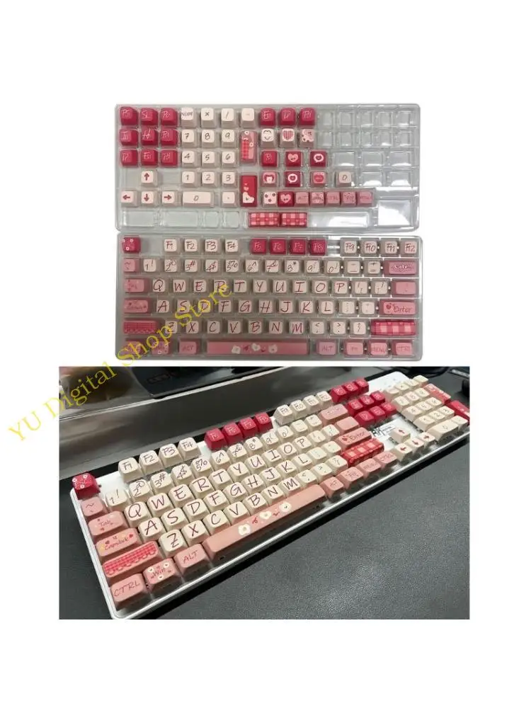 

96BA замены клавиш настройки 126pcs PBT Тепловой сублимация для механической клавиатуры