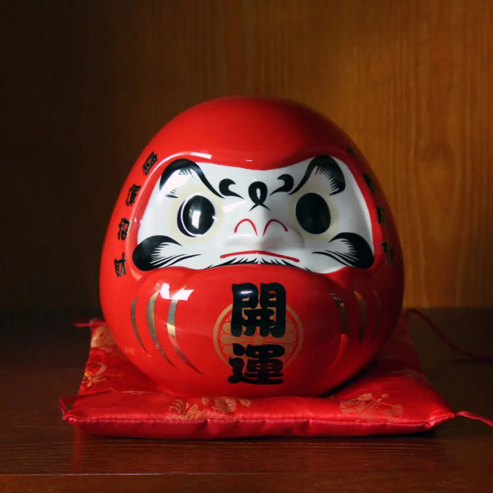 Daruma-Eier, japanische Puppen, Autos, Ornament, japanisches Dekor, Schreibtischschmuck, Porzellanstatue, Dekor, Auto, Daruma, zufälliger Stil, neu