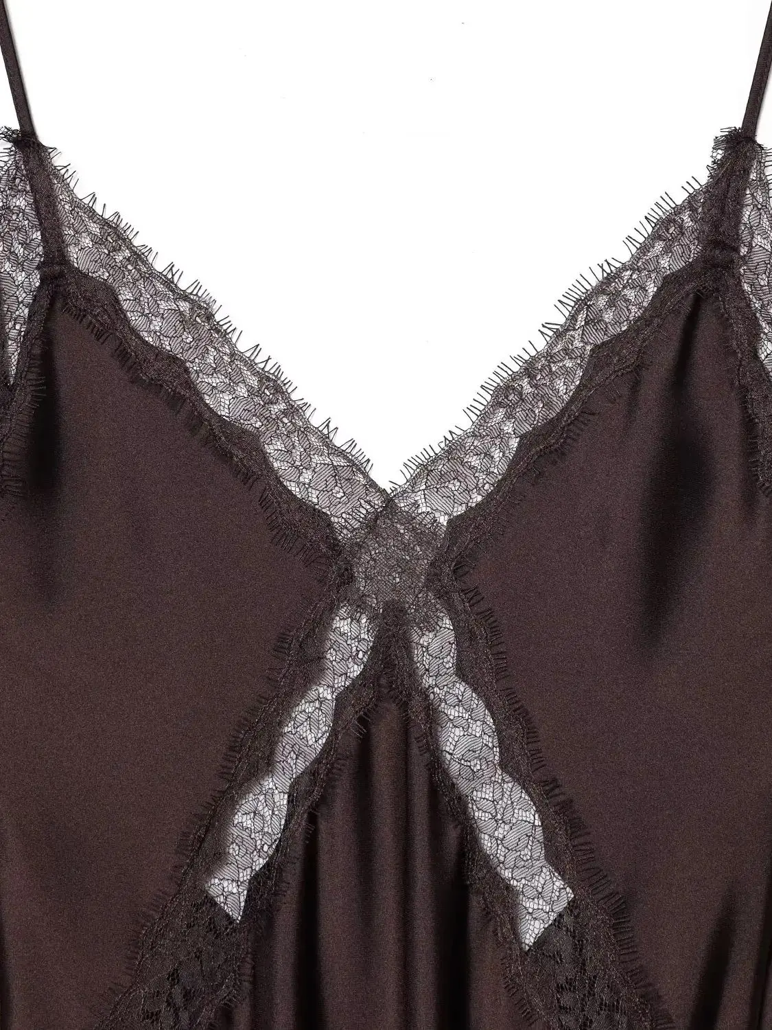 ชุดเดรสสายเดี่ยวผ้าซาตินไหมลูกไม้สไตล์ยุโรปสำหรับผู้หญิงปี 2026 ดีไซน์หรูหรา วินเทจ เซ็กซี่ เปิดหลัง ยาว เหมาะสำหรับงานเลี้ยงตอนเย็น