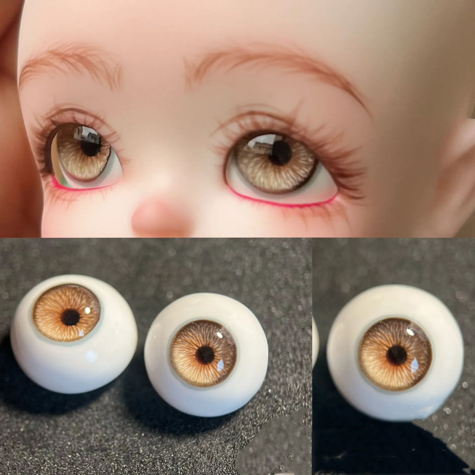 

Doll Accessories 1/2 BJD Safe Eyeball “Vortex” 18mm 20mm 22mm 24mm 26mm 28mm 30mm 32mm 34mm 36mm Doll Craft Eye Free Shipping