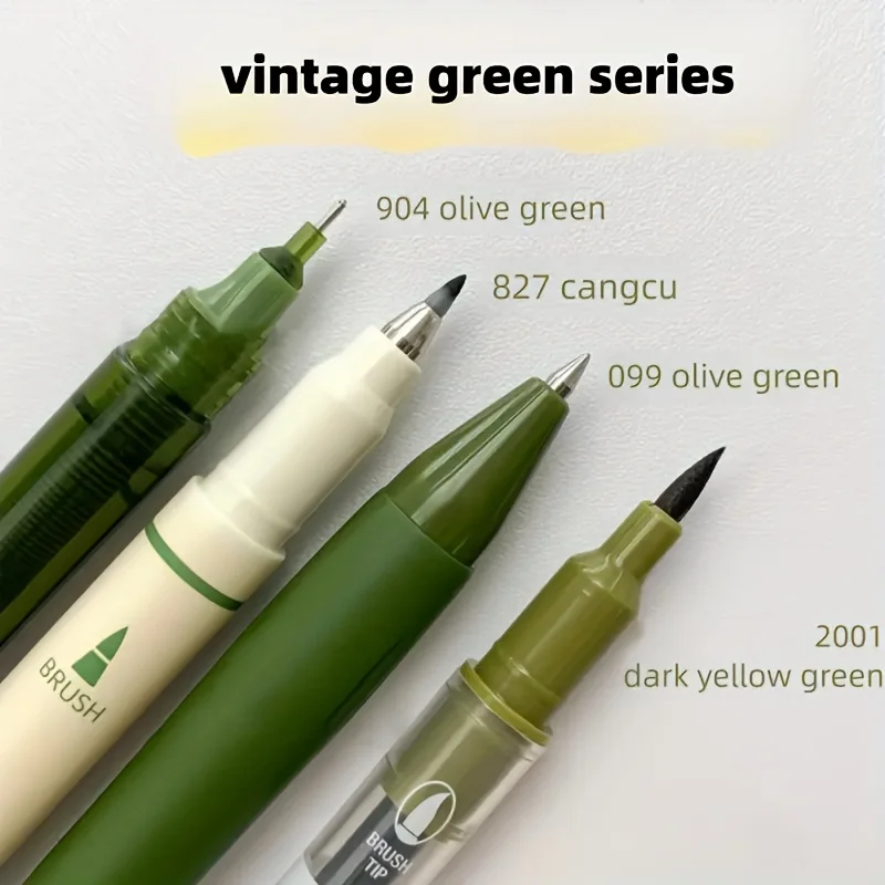 مجموعة أقلام عتيقة مكونة من 4 أقلام حبر سريع الجفاف للكتابة بسلاسة، متوافقة مع أطراف متعددة، مثالية للعمل المكتبي والدفاتر