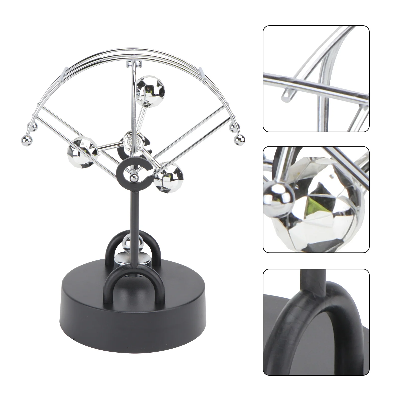

1pc Perpetual Desktop Science Ornament Durable Office Desk Decoration Physics Motion Gadget Electronic Mechanics