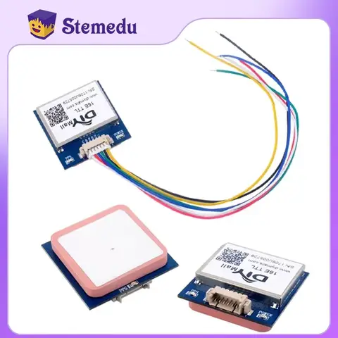 GPS Module VK16E G28U7FTTL GMOUSE Ceramic Antenna TTL Level 9600Baud Rate Built in Flash for Flight Control Car Guide Navigation