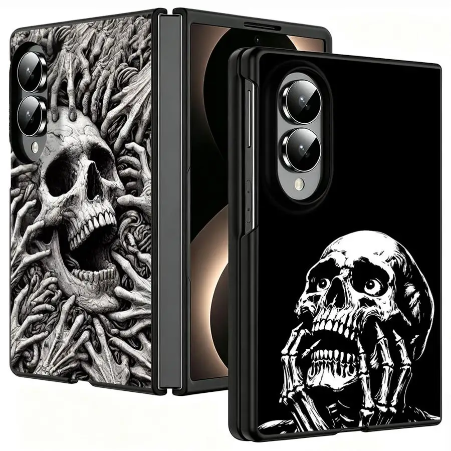 Cover Capa Phone Case for Samsung Galaxy Z Fold 8 ZFold Wide ZFold8 Z Fold8 Wide Skeleton