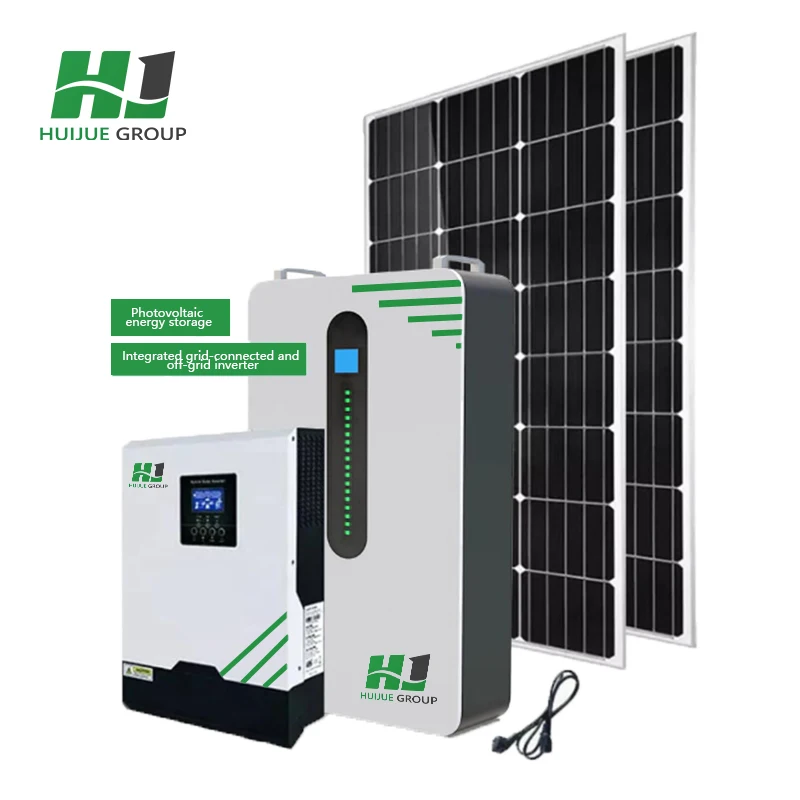 Hybrid Solar Power System 3KW to 20KW Complete Off-Grid Kit with Battery Inverter for Home Use Solar System 10KW Power