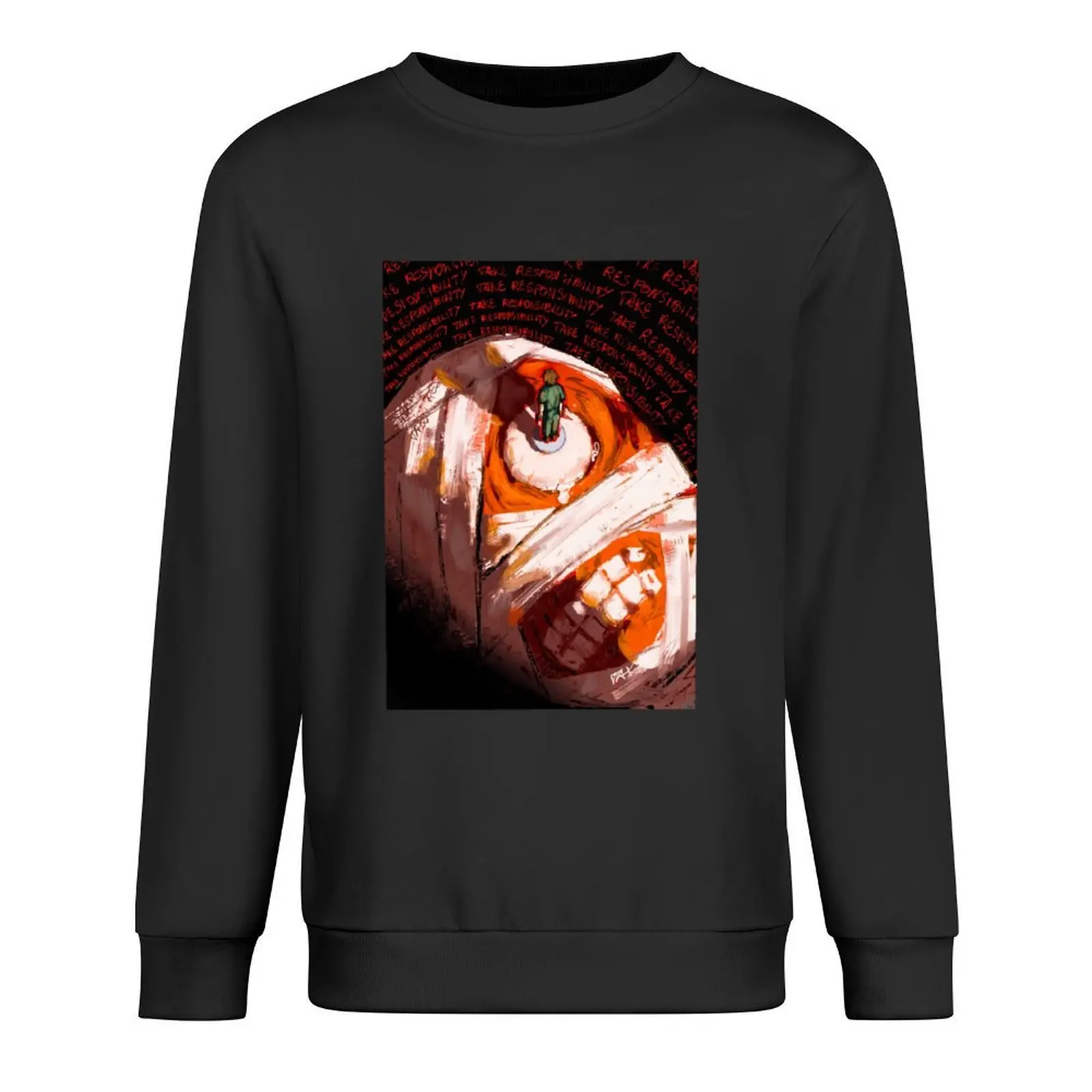 

mouthwashing game fanart Pullover male clothes korean clothes autumn clothes men's sweat-shirt set new in sweatshirts