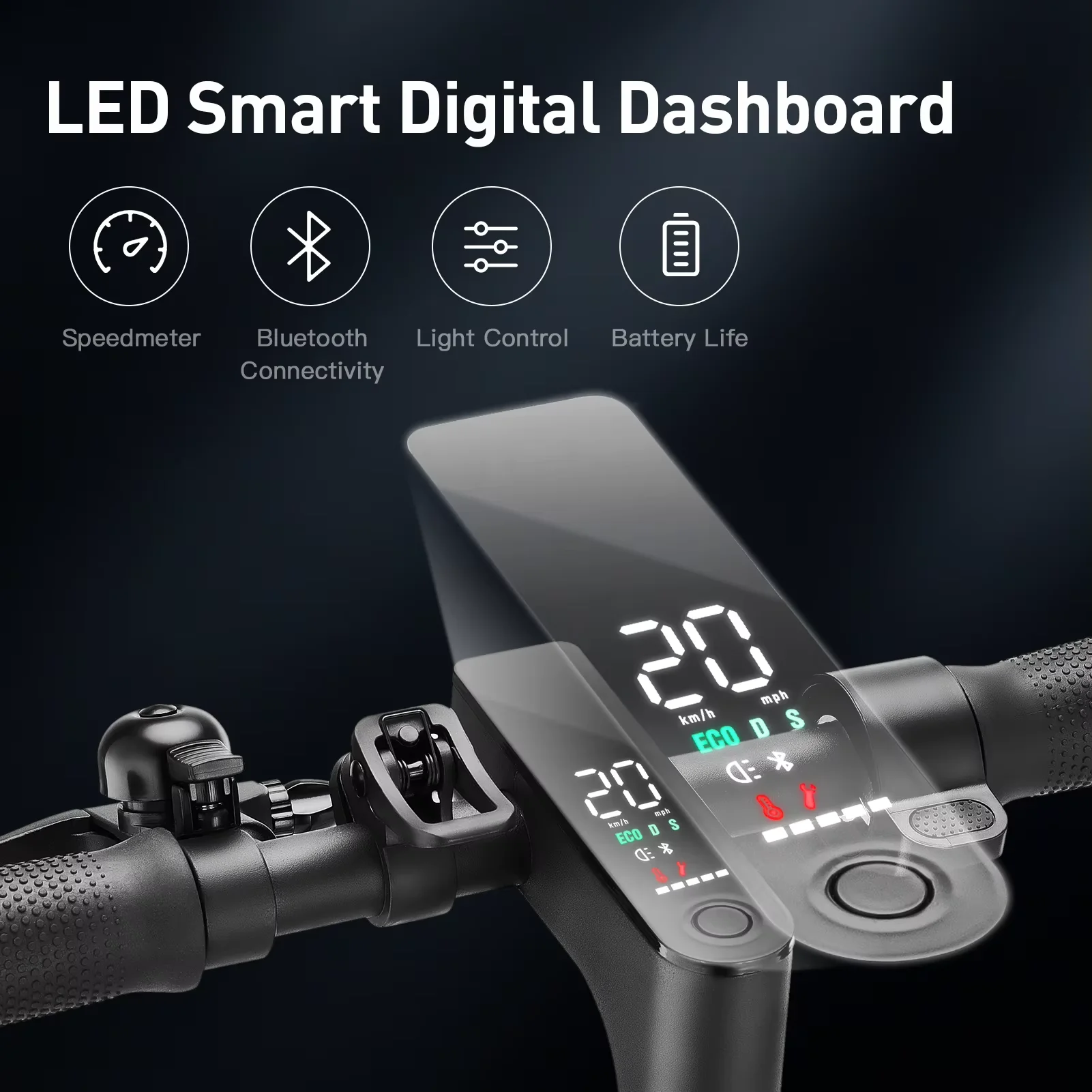 IScooter i9 350 واط سكوتر كهربائي 7.5Ah 30 كم/ساعة سكوتر ركلة كهربائية 8.5 بوصة الإطارات الكبار الدراجات البخارية 30 كجم ماكس المدى مع تطبيق Tuya #2