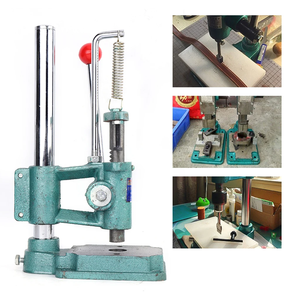 

Heavy Duty Embossing Leather Imprinting Machine Stamp Press Punching Logo Tool Leather Hole Punching Hand Punch Machine