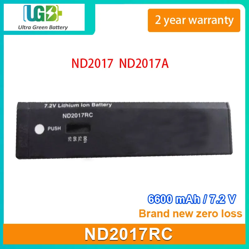 

UGB New Compatible Battery For CIM CORE ND2017 ND2017RC ND2017A ND2037FD31 Detector battery 6600mAh 7.2V