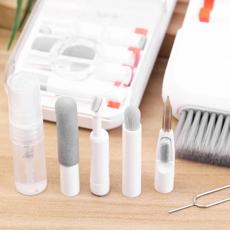 13-in-1 Mobile Phone Cleaning Kit Earbuds Keyboard Cleaner for iPhone Airpods Pro Smartphone PC Screen Cleaning Brush Tool