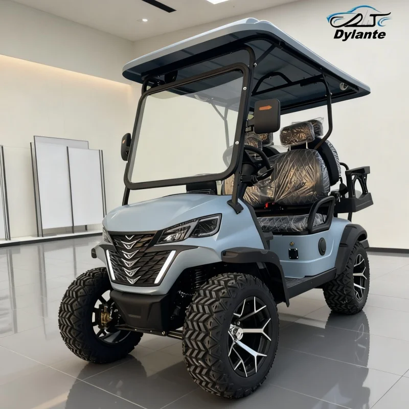 خصم كبير الكهربائية 72 فولت بطارية ليثيوم 4000 واط 5000 واط عربة جولف كهربائية 4 مقاعد عربات الغولف الصيد عربة جولف أفضل الأسعار