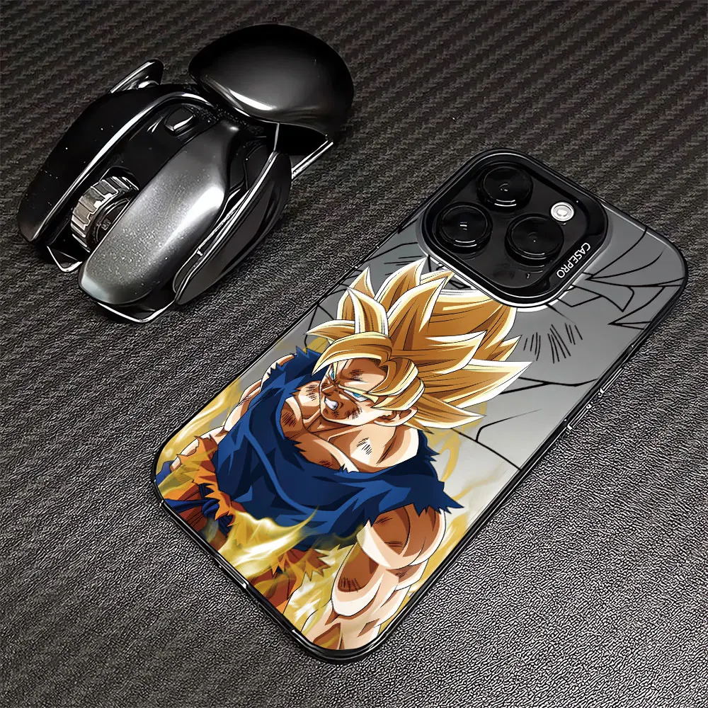 D-Dragons Ball Phone Case for Apple iPhone 12 Pro 13 11 Pro Max XR XS Max 14 Pro 15 Plus X TPU Silicone Protection Soft Cover image 3