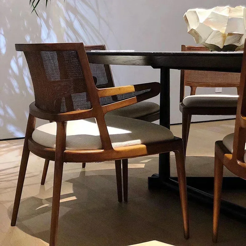 Living Room Chairs Kitchen Chair Dining Minimalist Cafe Modern Home Furniture Bed Duvet Chaise Salle a Manger Hotel Fashionable image 3